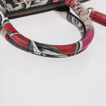 Salvatore Ferragamo Studio Satchel Printed Leather, MULTICOLOUR, LEATHER, Handbag