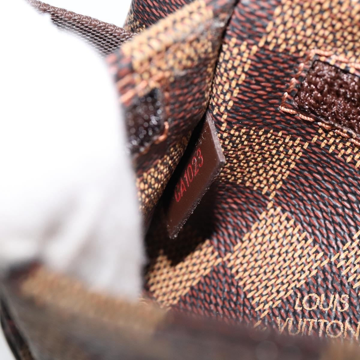 Louis Vuitton Geronimos Waist Bag Damier, BROWN, CANVAS, Shoulder bag