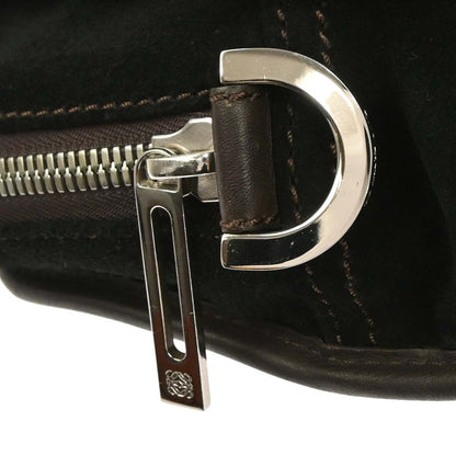 Loewe Amazona Bag Suede, BLACK, SUEDE, Handbag