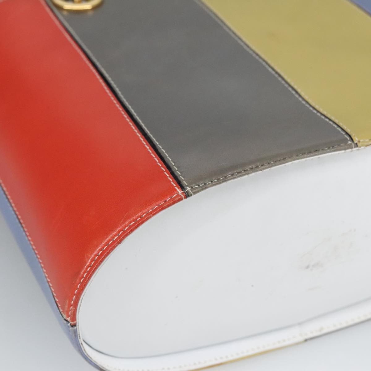 Salvatore Ferragamo Vintage Gancini Top Handle Bag Leather, MULTICOLOUR, LEATHER, Handbag