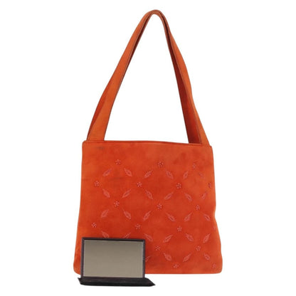 Bottega Veneta Hobo Suede, ORANGE, SUEDE, Handbag