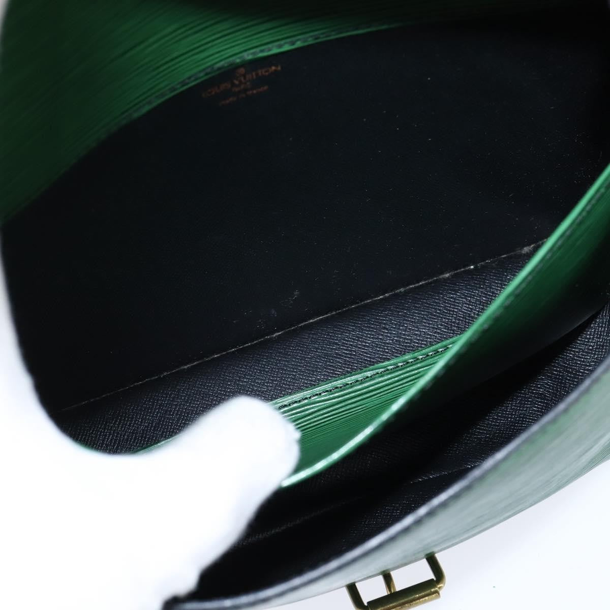 Louis Vuitton Cartouchiere Handbag Epi Leather, GREEN, LEATHER, Shoulder bag