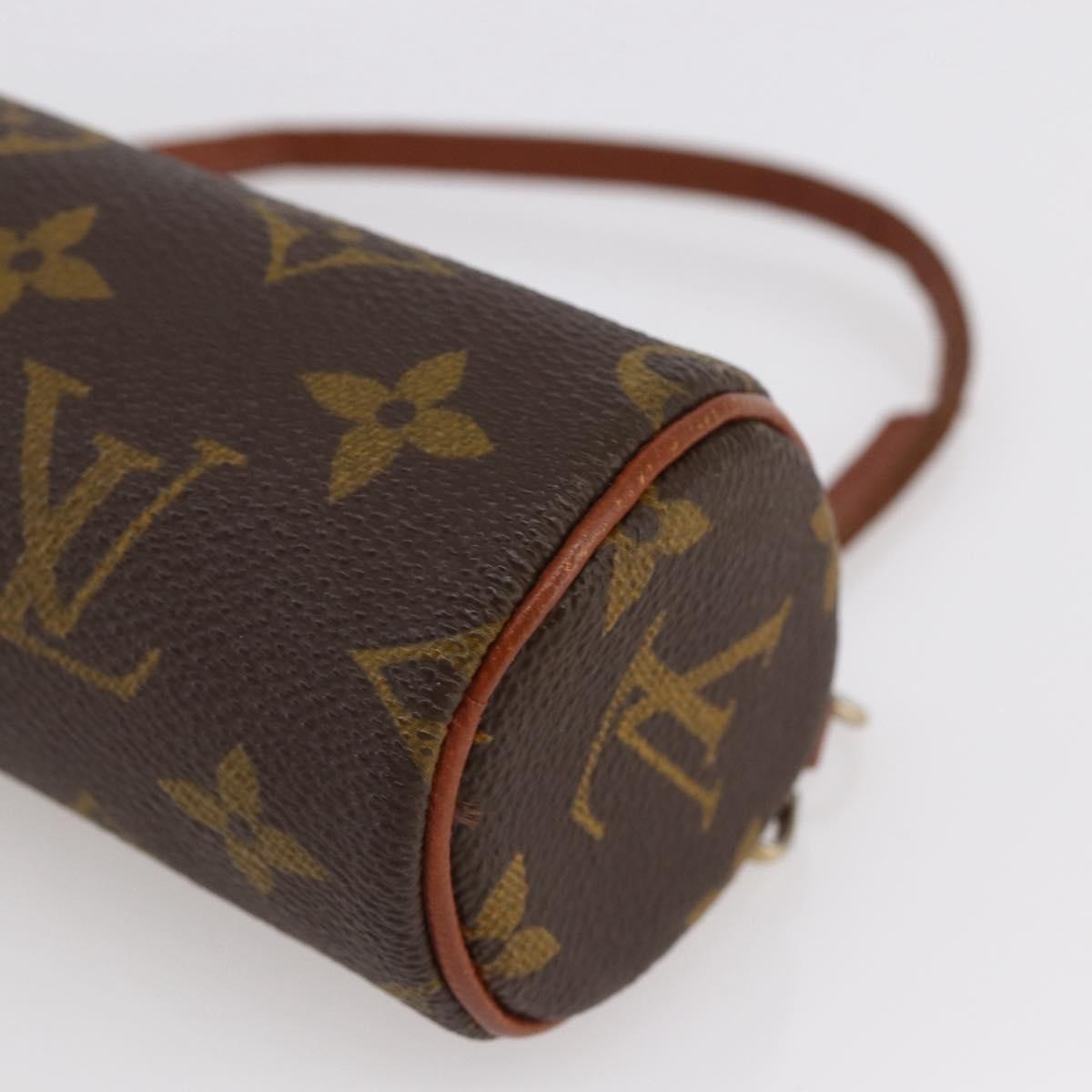 Louis Vuitton Papillon Pochette Monogram Canvas, BROWN, CANVAS, Clutche & pouche