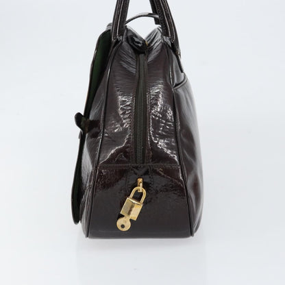 Christian Dior Vintage Saddle Bowler Bag Trotter Canvas, BROWN, CANVAS, Handbag