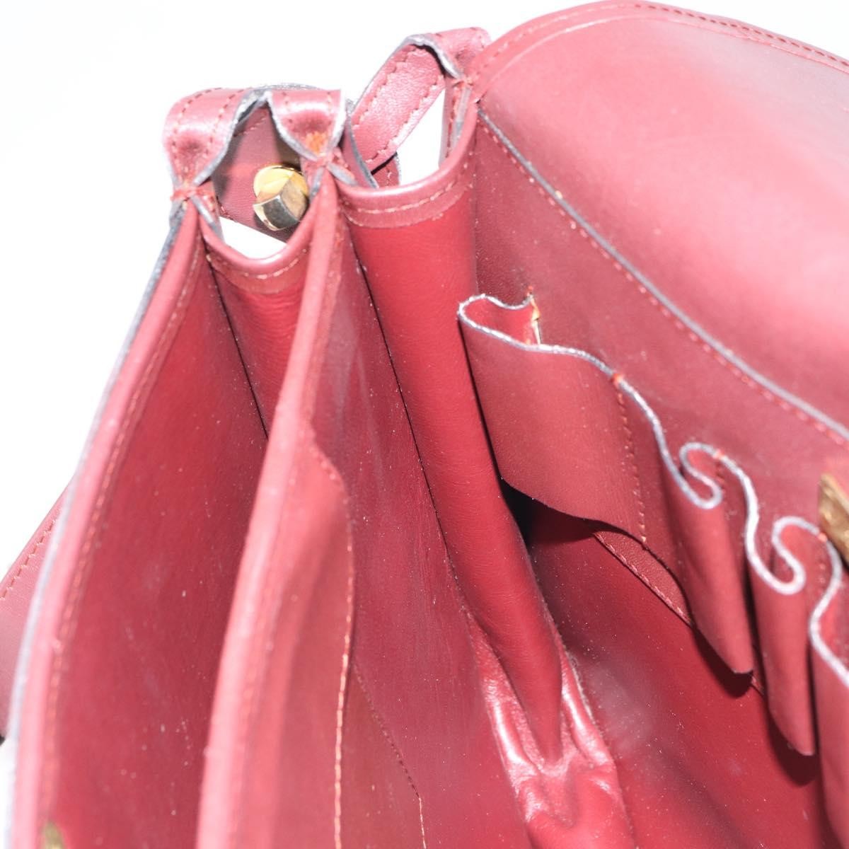 cartier Must de Cartier Shoulder Bag Leather, BURGUNDY, LEATHER, Shoulder bag