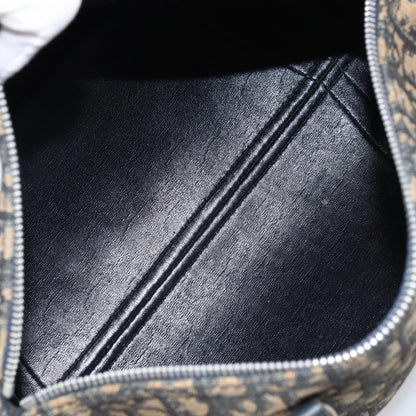 Christian Dior Vintage Trotter Boston Bag Canvas, NAVY, CANVAS, Travel bag