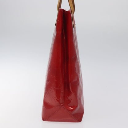 Louis Vuitton Reade Handbag Monogram Vernis, Red, Patent Leather, Handbag