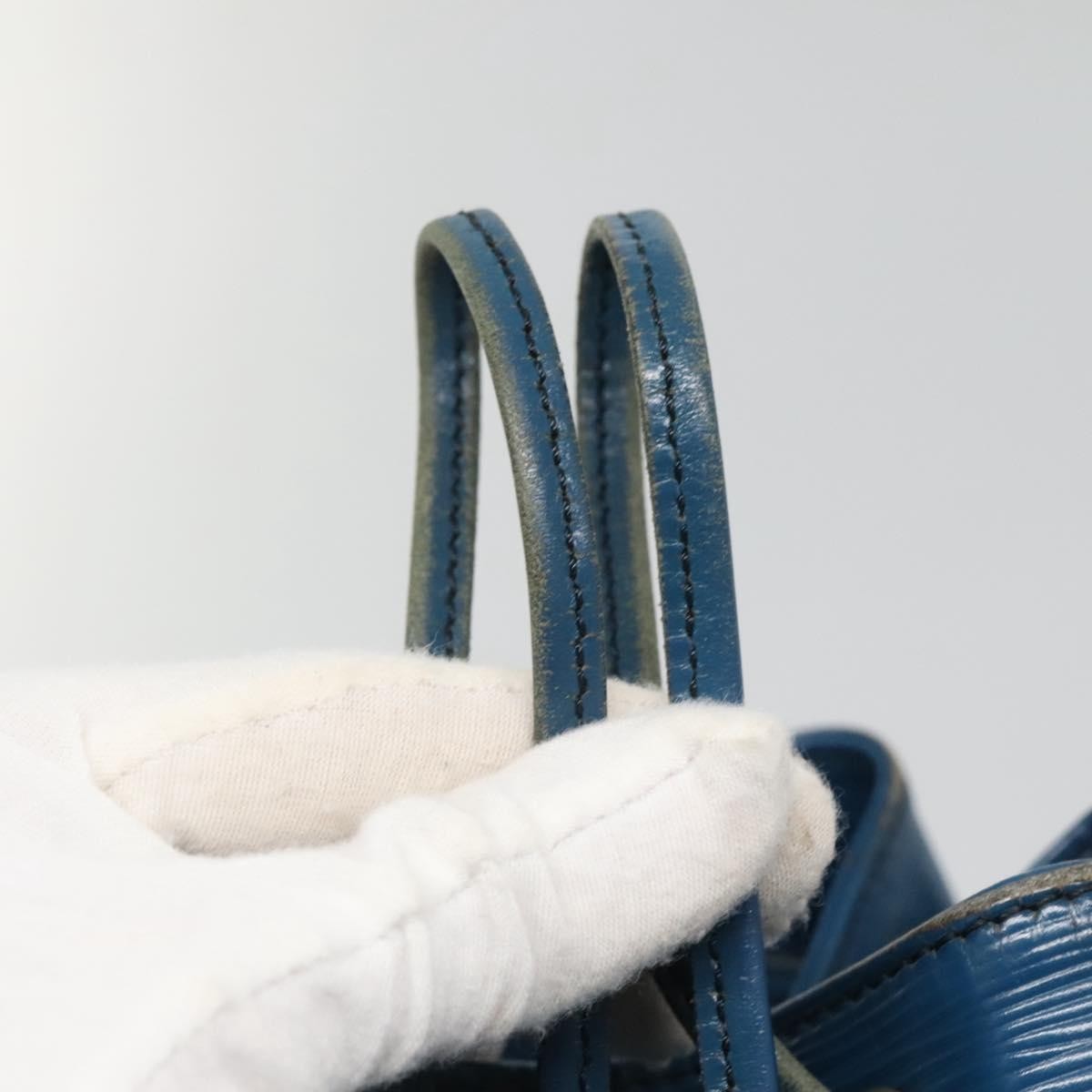 Louis Vuitton Bicolor Petit Noe Handbag Epi Leather, BLUE, LEATHER, Handbag