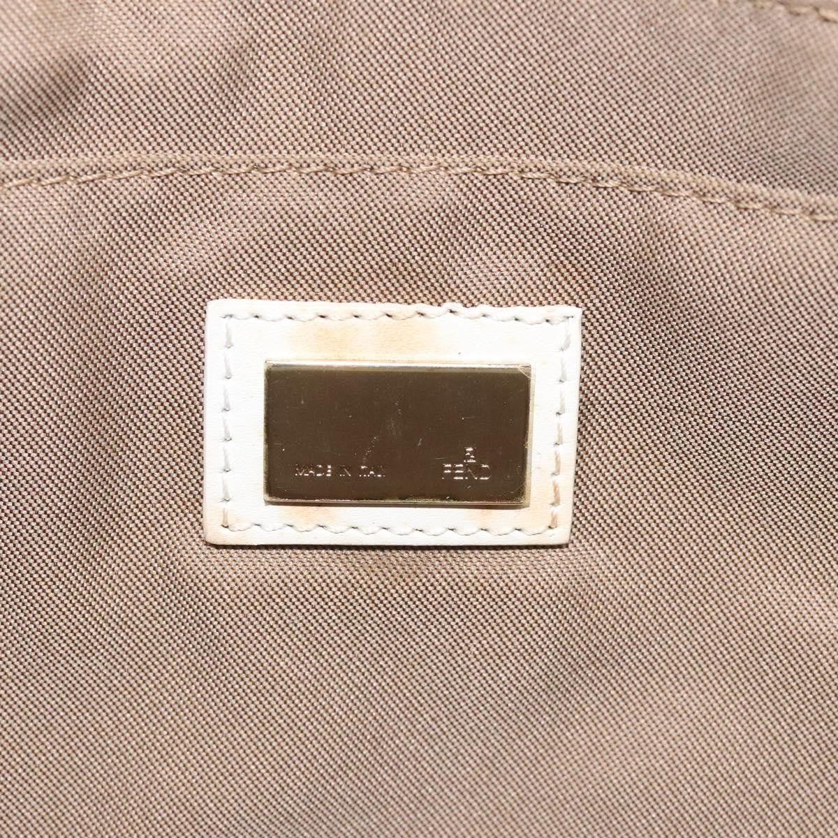 Fendi Vintage Tiger Tote Canvas, WHITE, CANVAS, Tote bag