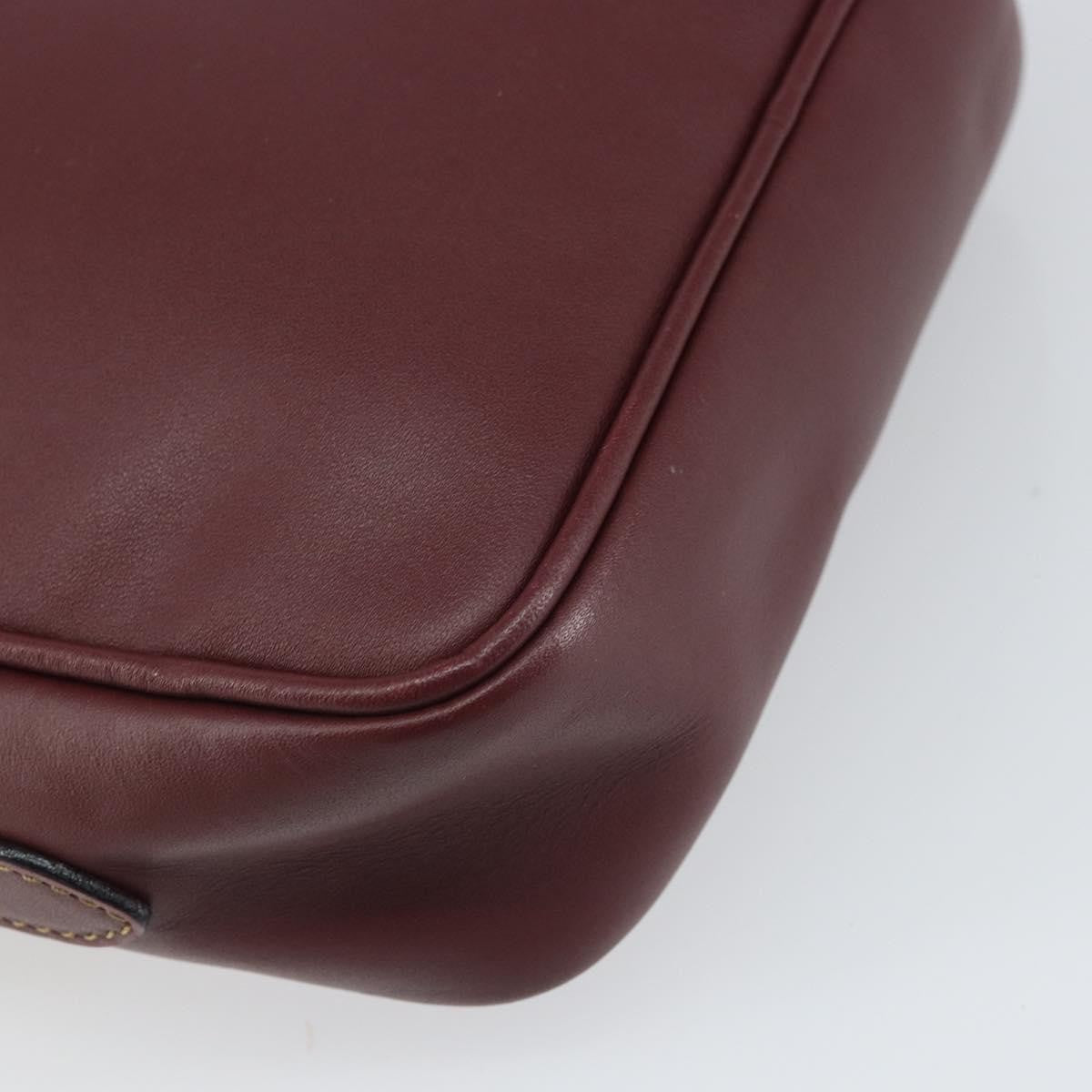 cartier Must de Cartier Shoulder Bag Leather, BURGUNDY, LEATHER, Shoulder bag