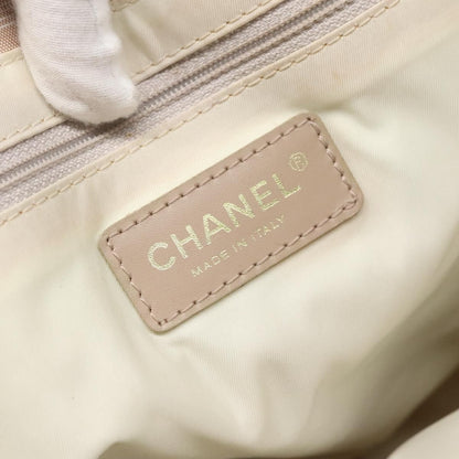 Chanel Travel Line Tote Nylon, BEIGE, NYLON, Tote bag