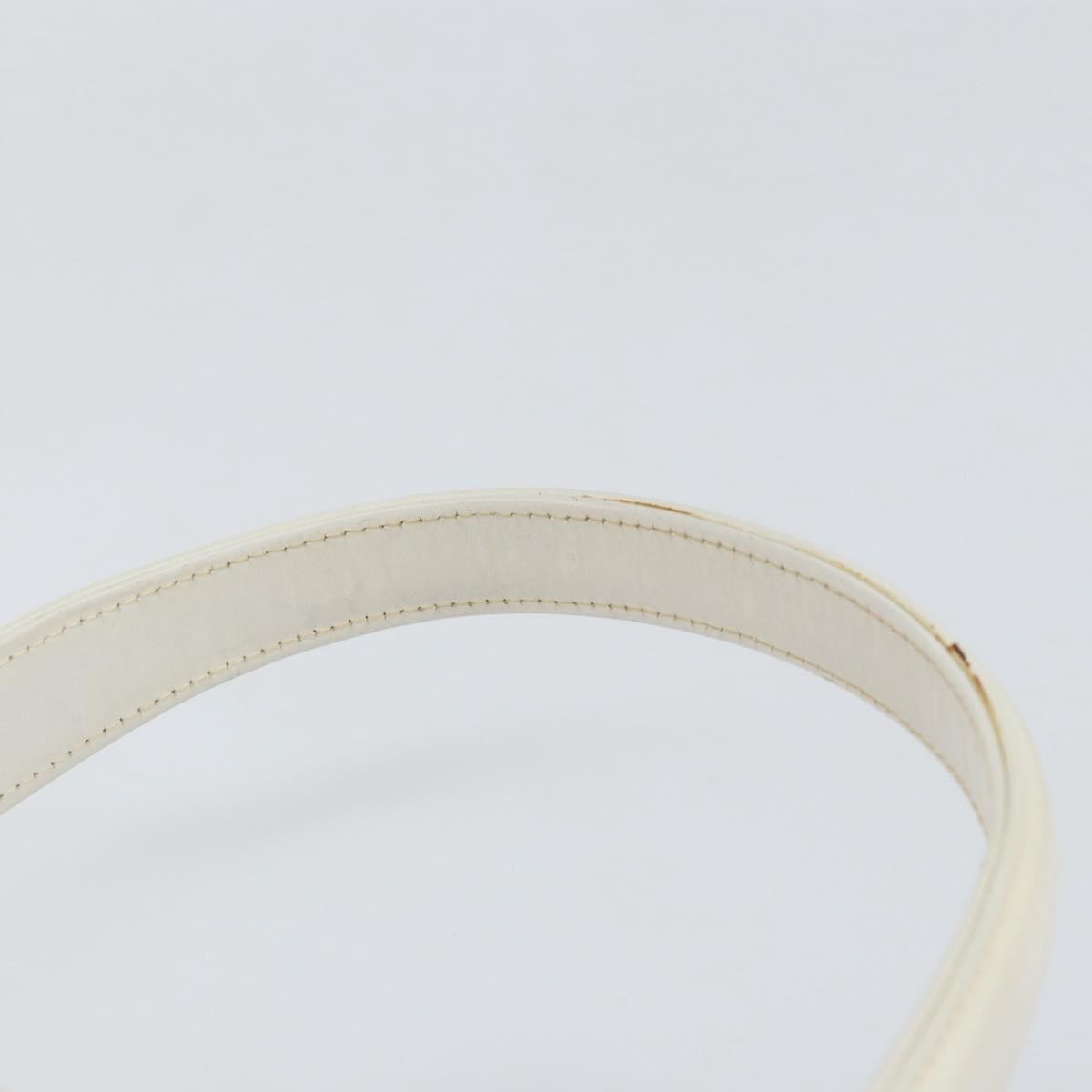 Gucci Vintage Handbag Leather, WHITE, LEATHER, Handbag