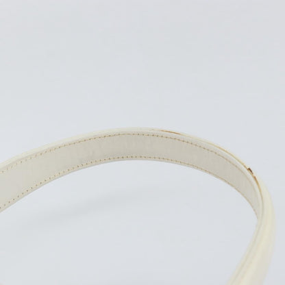 Gucci Vintage Handbag Leather, WHITE, LEATHER, Handbag