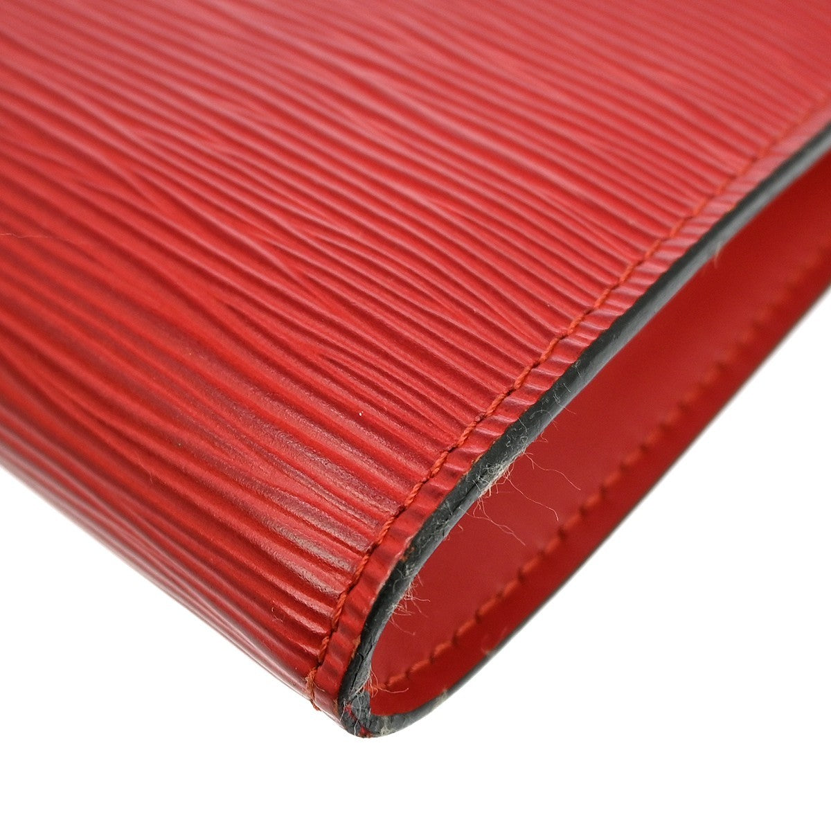 Louis Vuitton Pochette Accessoires Epi Leather, RED, LEATHER, Clutche & pouche