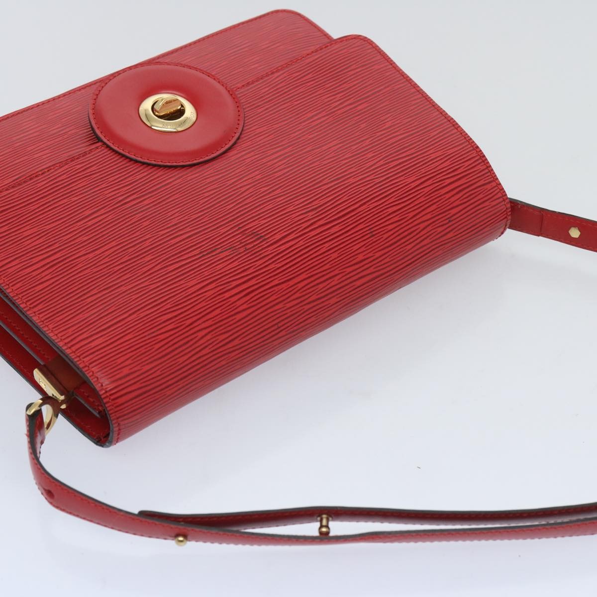 Louis Vuitton Friedland Shoulder Bag Epi Leather, RED, LEATHER, Shoulder bag