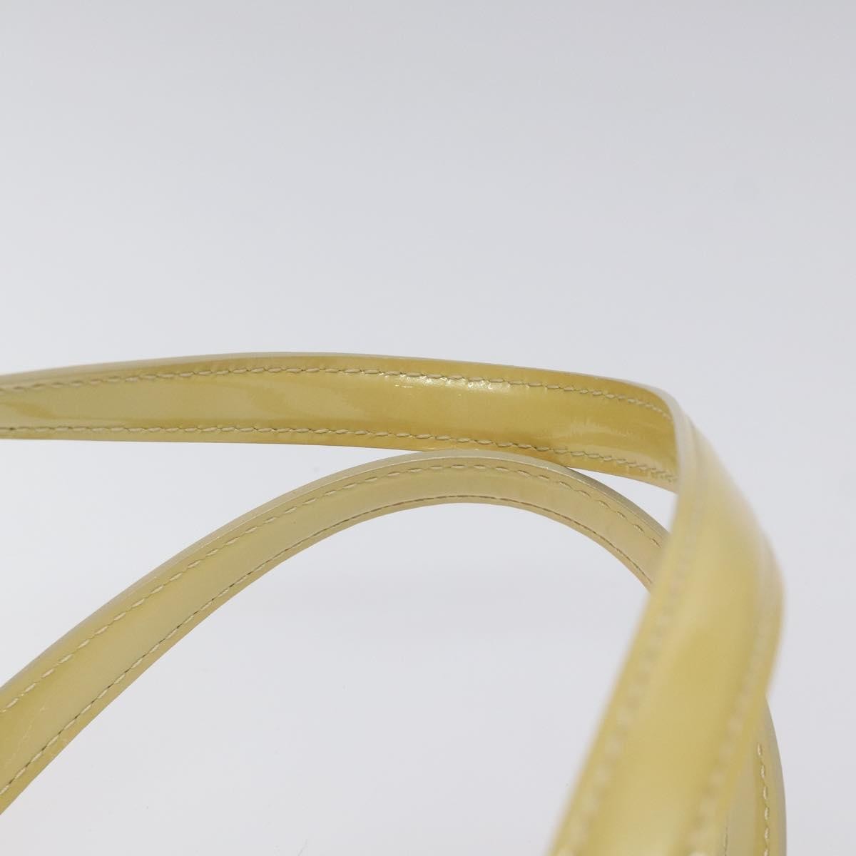 Louis Vuitton Wilshire Handbag Monogram Vernis, YELLOW, PATENT_LEATHER, Handbag