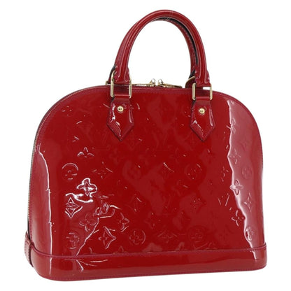Louis Vuitton Alma Handbag Patent Leather, RED, PATENT_LEATHER, Handbag