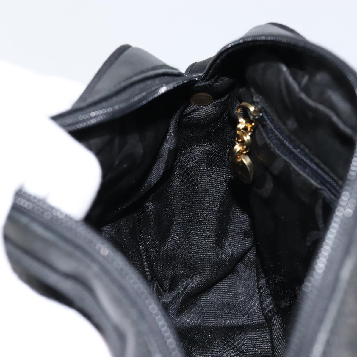 Salvatore Ferragamo Vala Shoulder Bag Leather, BLACK, LEATHER, Shoulder bag