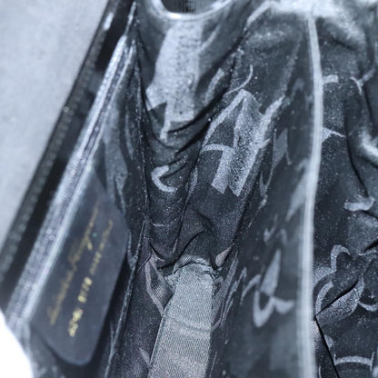 Salvatore Ferragamo Gancini handbag Patent leather, BLACK, PATENT_LEATHER, Handbag