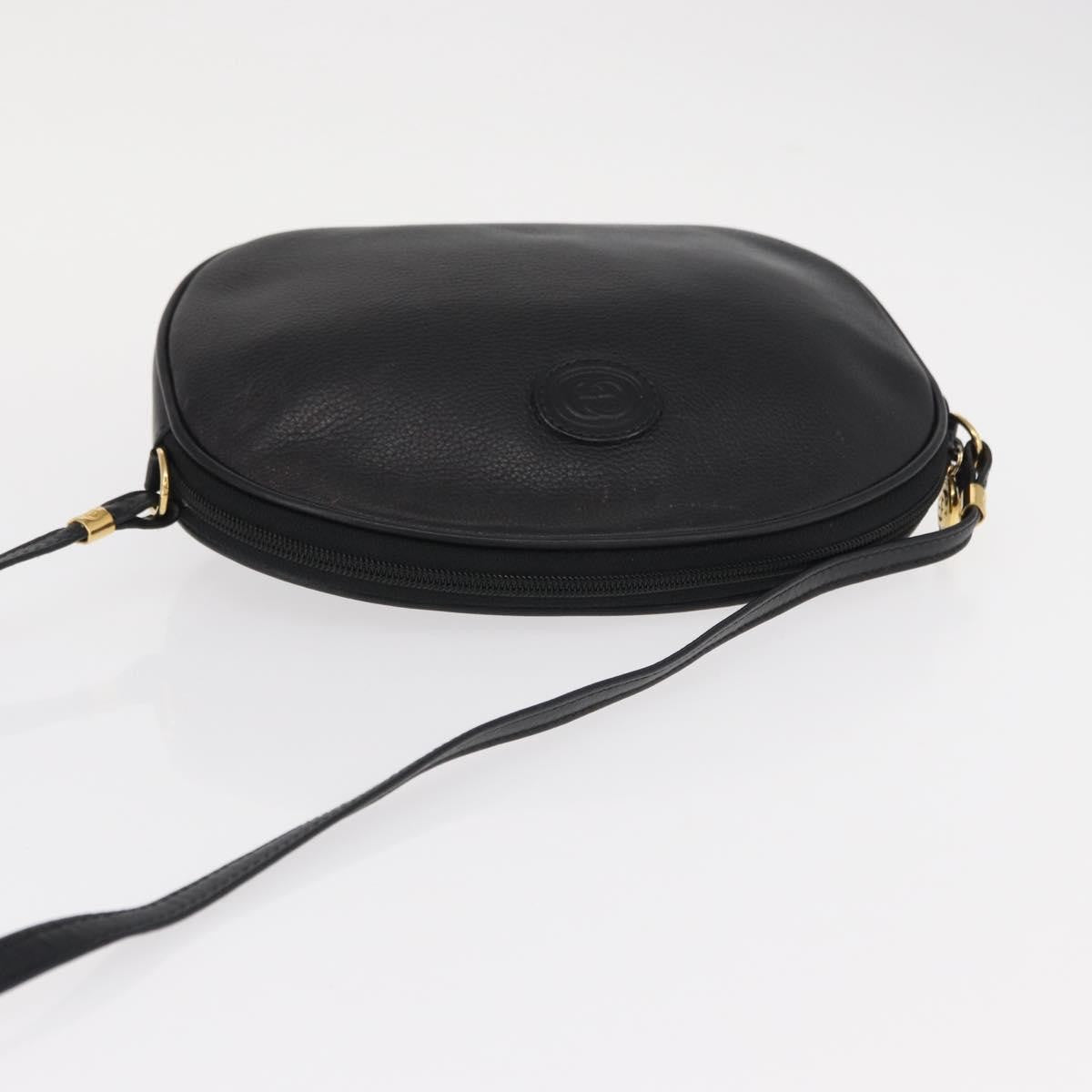 Gucci Vintage Shoulder Bag Leather, BLACK, LEATHER, Shoulder bag