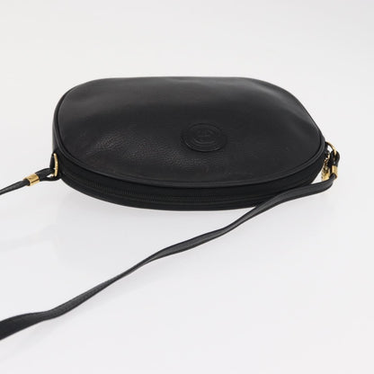 Gucci Vintage Shoulder Bag Leather, BLACK, LEATHER, Shoulder bag