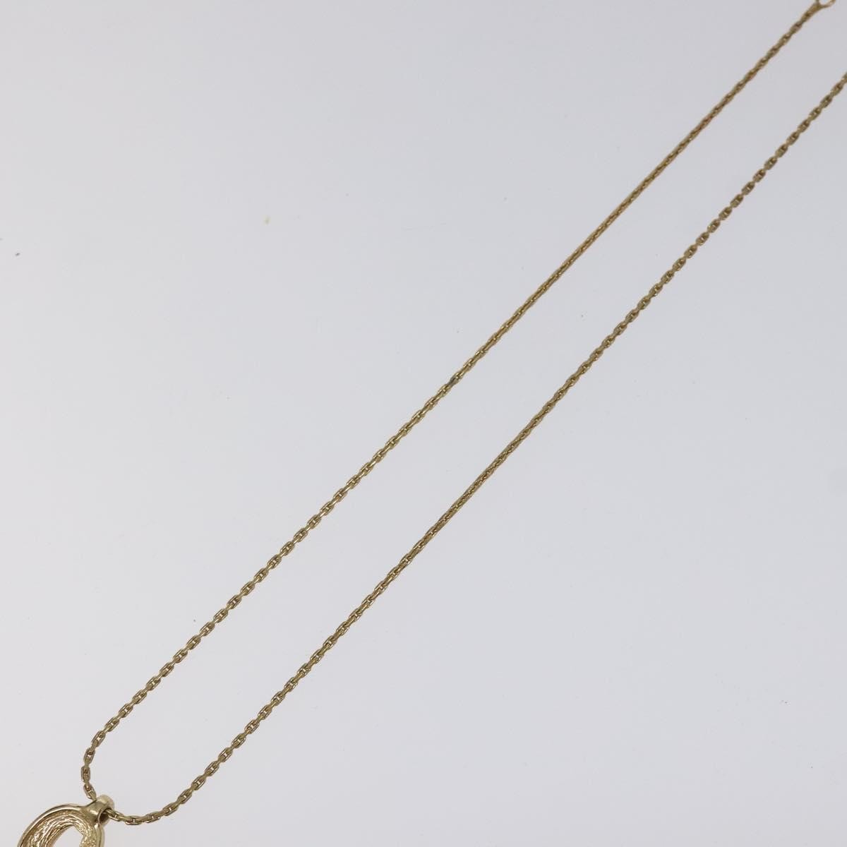 Christian Dior CD Pendant Necklace Gold-plated, GOLD, METAL, Necklace