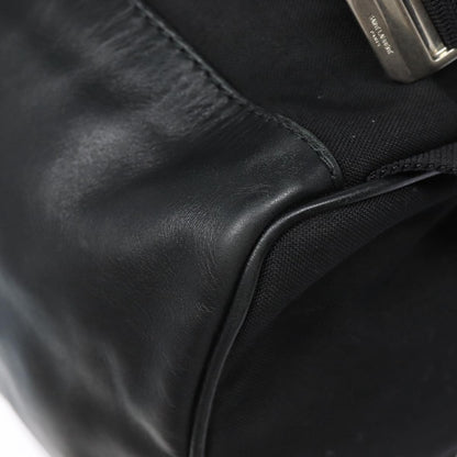 Saint Laurent City Backpack Canvas, BLACK, CANVAS, Backpack