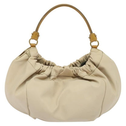 Salvatore Ferragamo Vala Handbag Nylon, BEIGE, NYLON, Handbag