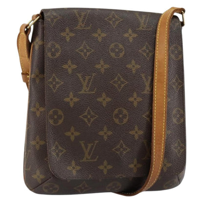 Louis Vuitton Musette Salsa Handbag Monogram Canvas, BROWN, CANVAS, Shoulder bag