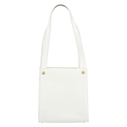 Versace Medusa Shoulder Bag Leather, WHITE, LEATHER, Shoulder bag