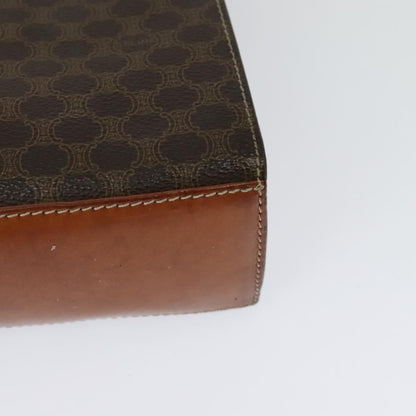 Celine Triomphe vintage handbag Macadam canvas, BROWN, CANVAS, Handbag