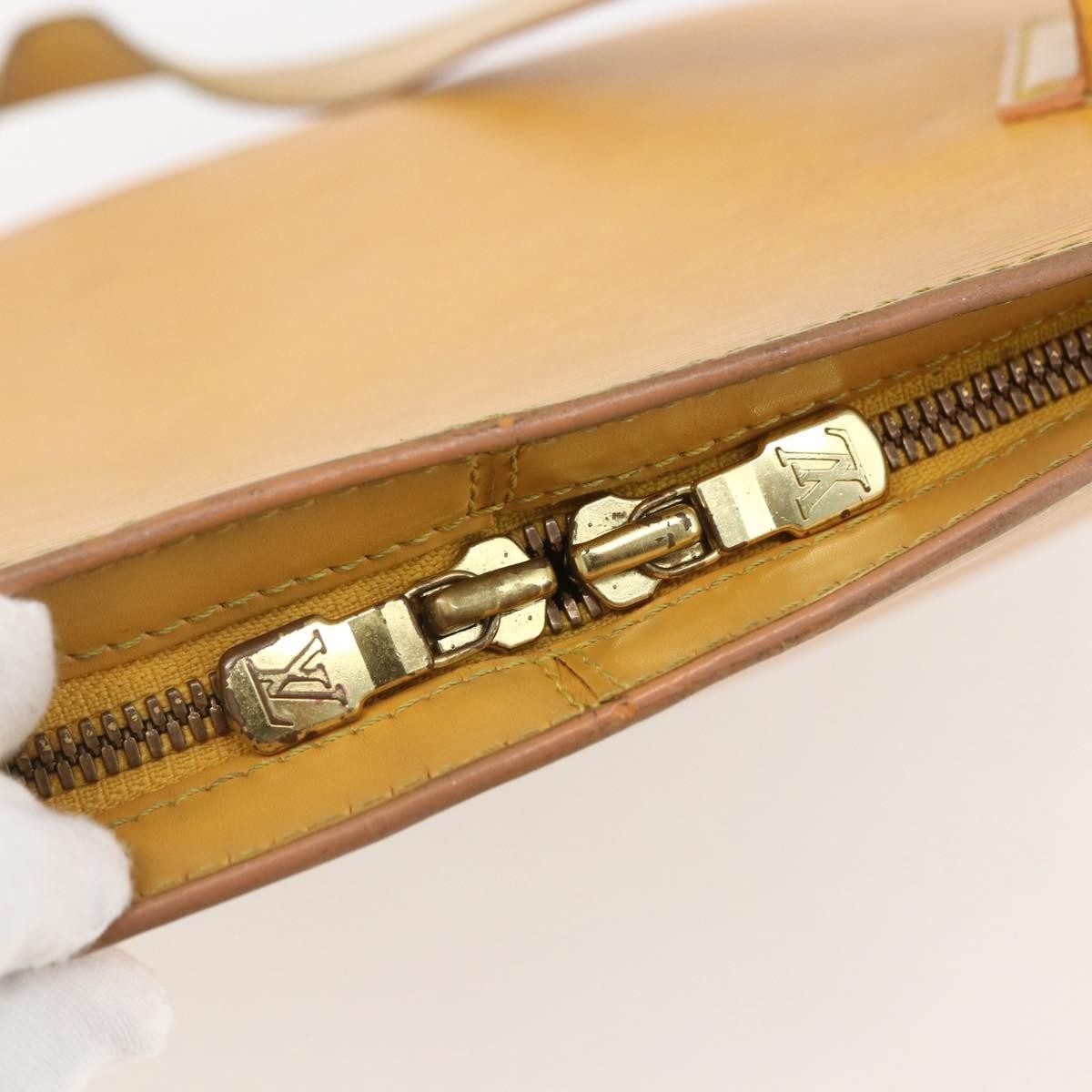 Louis Vuitton Lussac Handbag Epi Leather, YELLOW, LEATHER, Shoulder bag