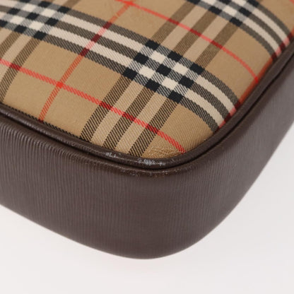 Burberry Nova check Shoulder bag Canvas, BEIGE, CANVAS, Shoulder bag