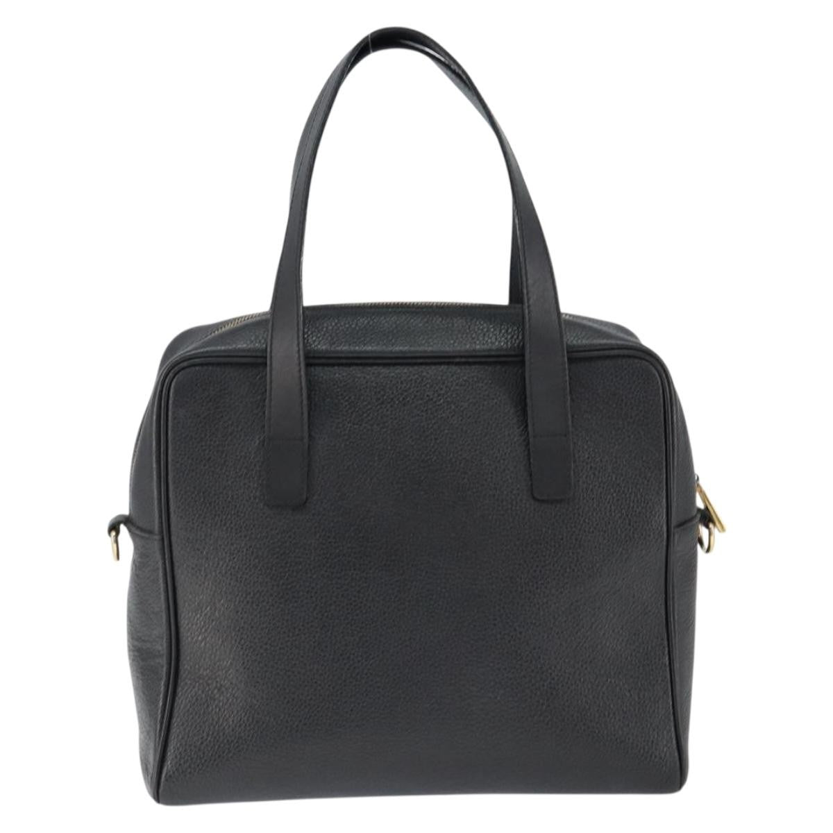 Celine Handbag Leather, BLACK, LEATHER, Handbag