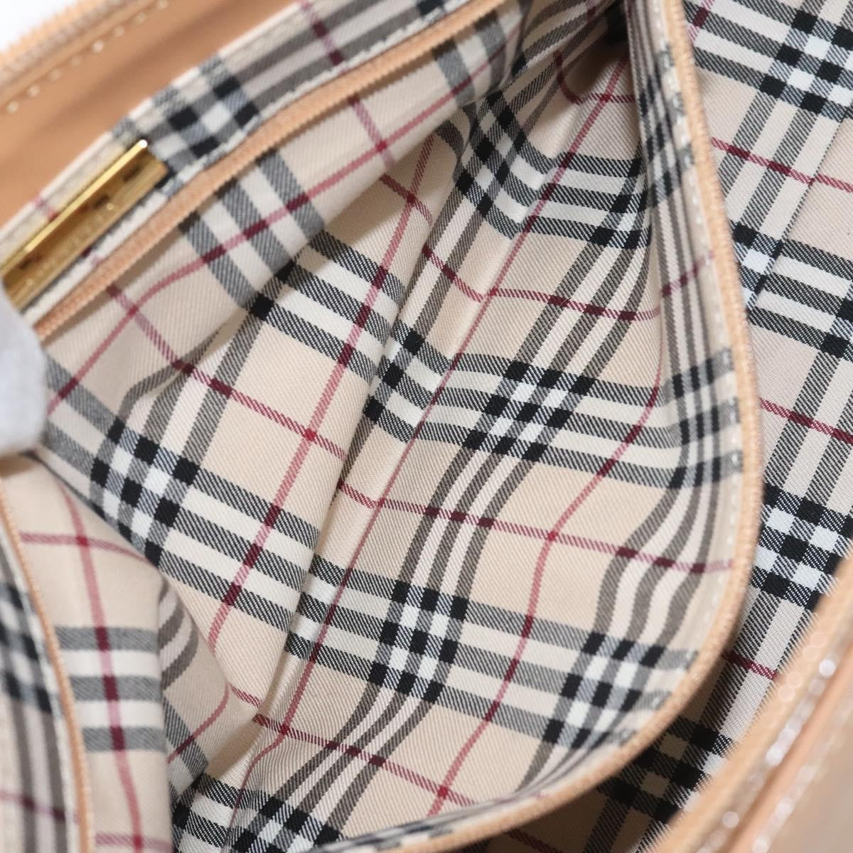 Burberry Vintage Handbag Leather, BEIGE, LEATHER, Handbag