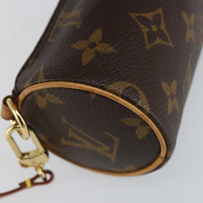 Louis Vuitton Papillon Pochette Monogram Canvas, BROWN, CANVAS, Clutche & pouche