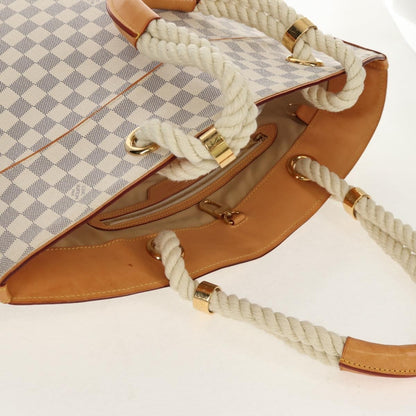 Louis Vuitton Pampelonne Handbag Damier, White, Canvas, Tote Bag