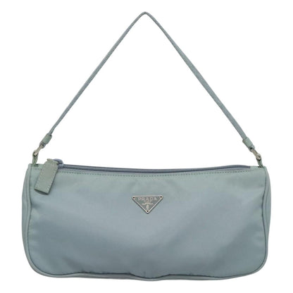 Prada Pochette Shoulder Bag Tessuto, BLUE, NYLON, Clutche & pouche