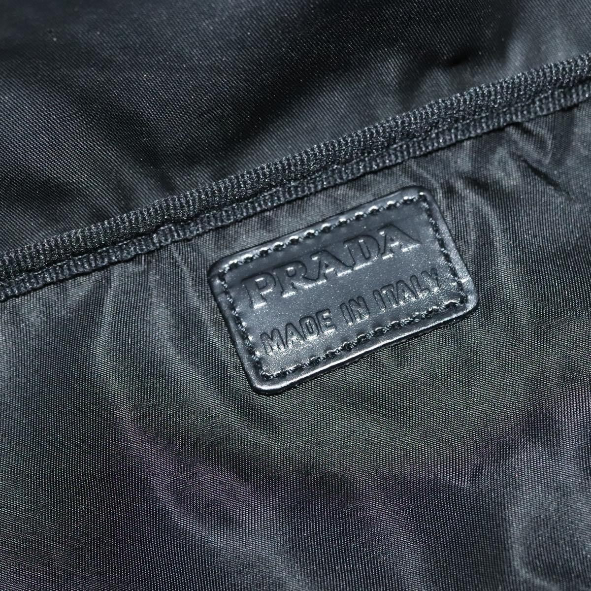 Prada Travel Pouch Tessuto, BLACK, NYLON, Clutche & pouche
