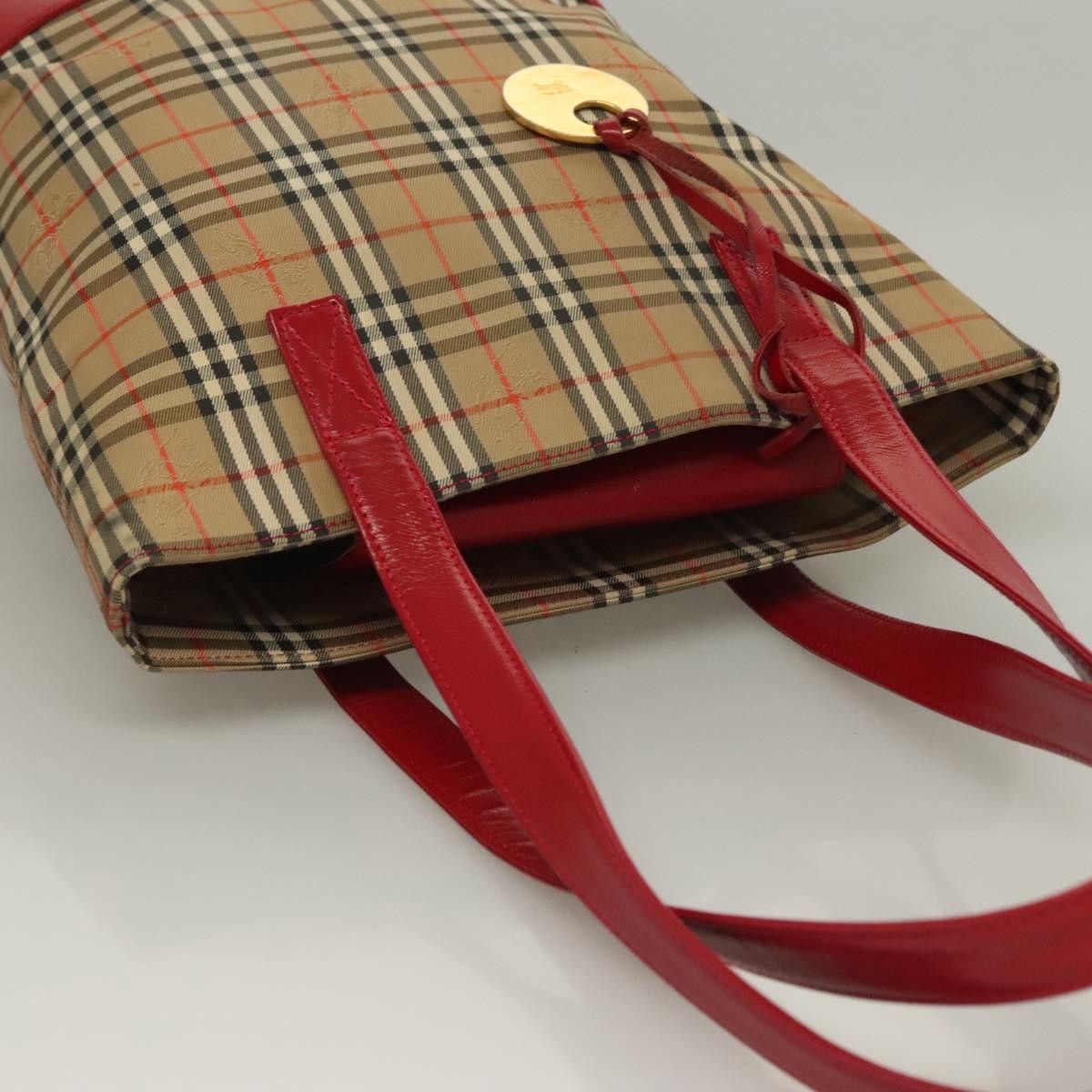 Burberry Nova Check Tote canvas check pattern, BEIGE, CANVAS, Tote bag