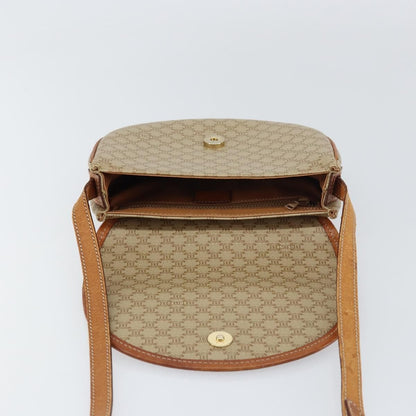 Celine Macadam Shoulder Bag PVC Leather, BEIGE, PVC, Shoulder bag