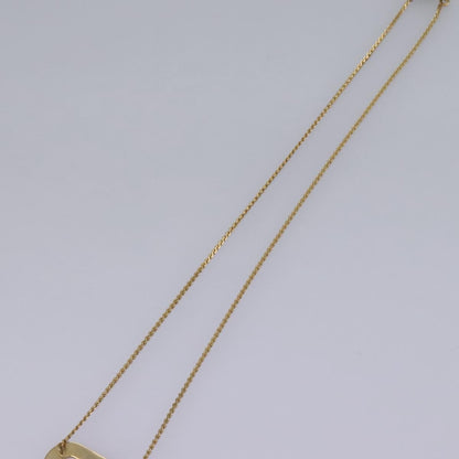 Christian Dior CD Pendant Necklace Gold-plated, GOLD, METAL, Necklace