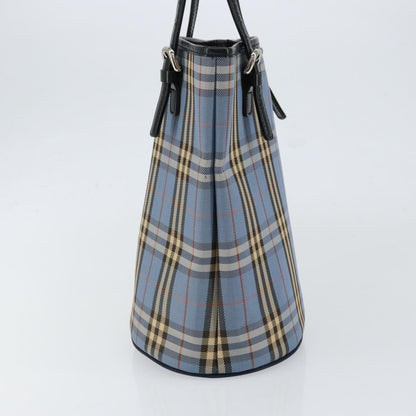 Burberry Blue Label Tote Bag Canvas, BLUE, CANVAS, Tote bag