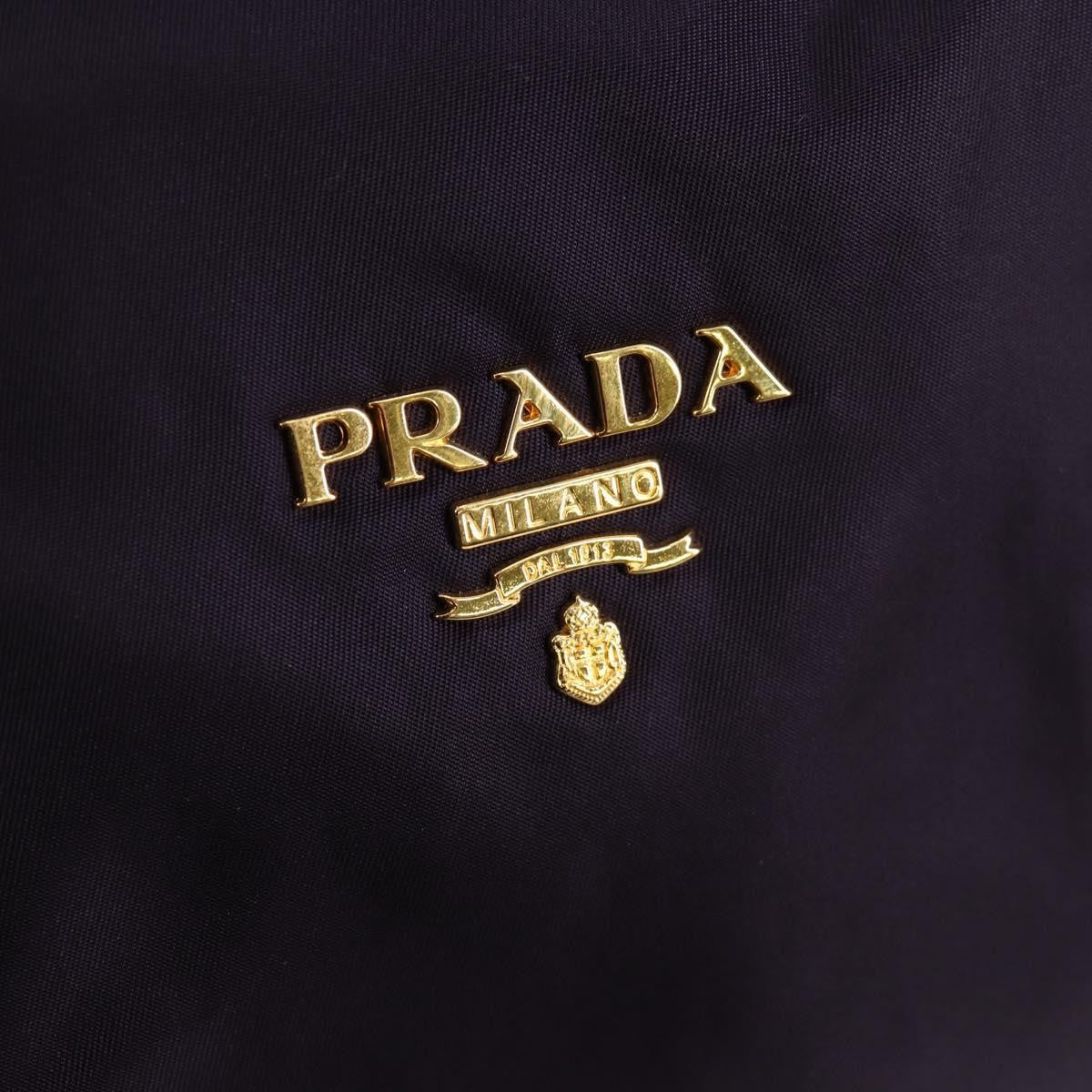 Prada Vintage Boston Bag Nylon, PURPLE, NYLON, Bag