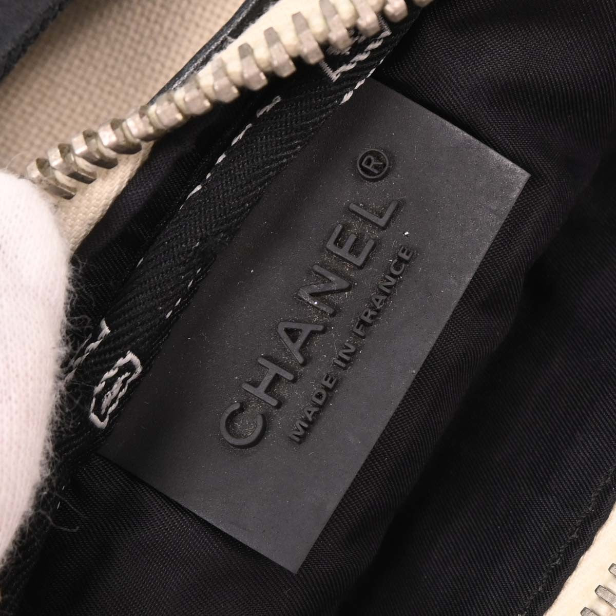 Chanel Sport Line Waist Bag Canvas, WHITE, CANVAS, Shoulder bag