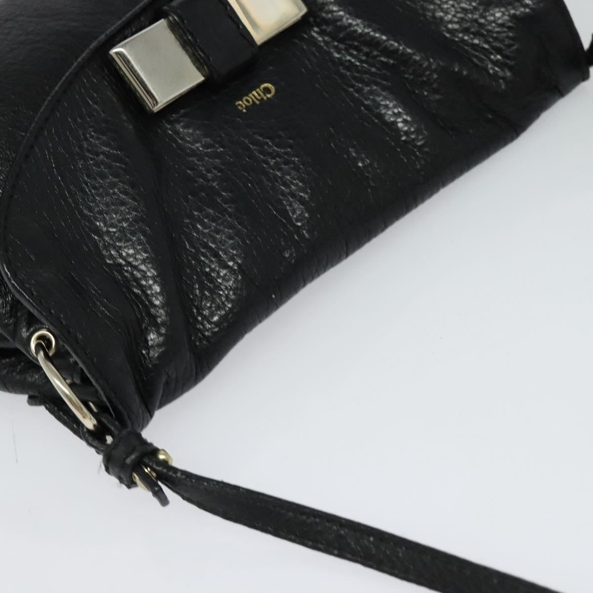 Chloe Lily Handbag Leather, BLACK, LEATHER, Handbag