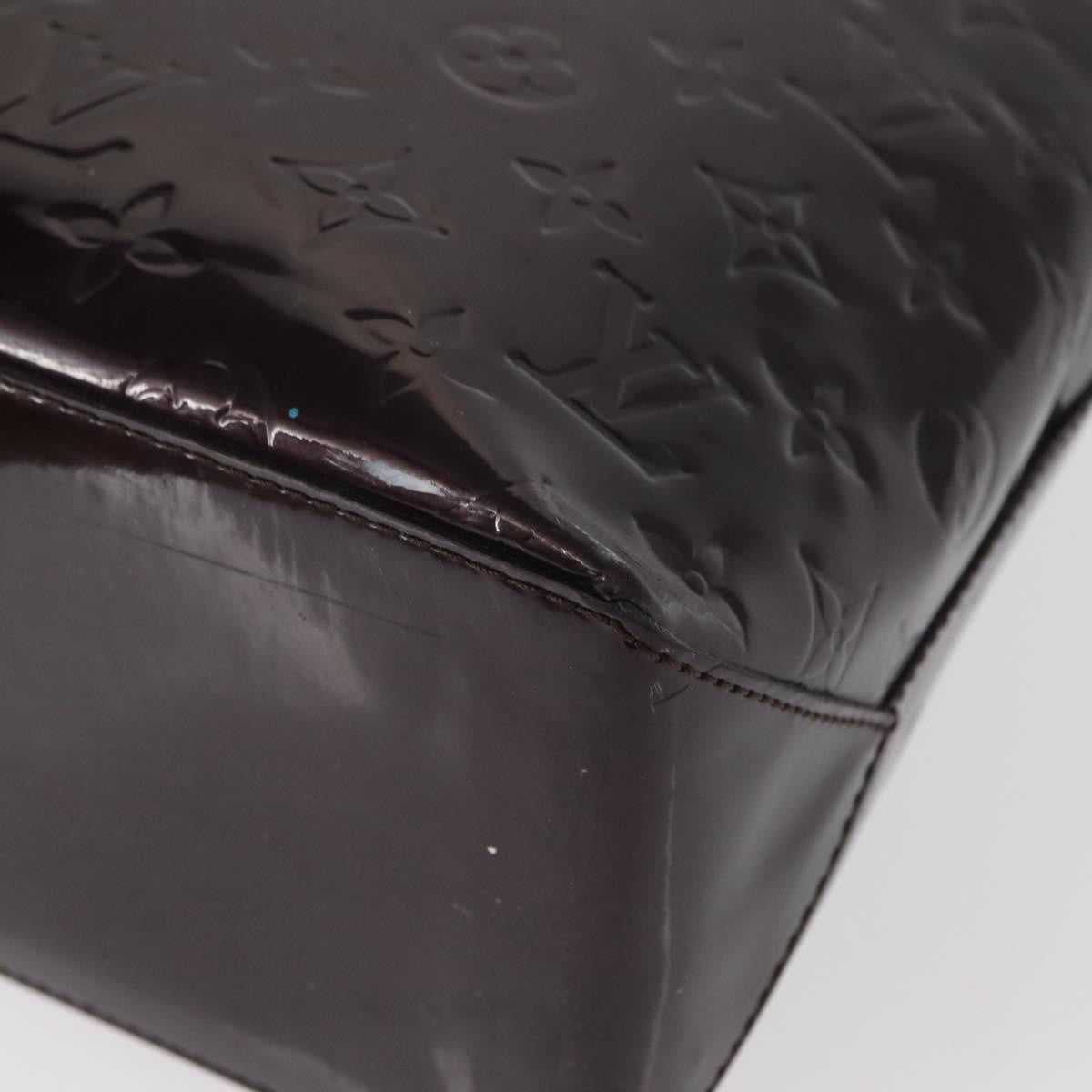 Louis Vuitton Wilshire Handbag Monogram Vernis, PURPLE, PATENT_LEATHER, Handbag