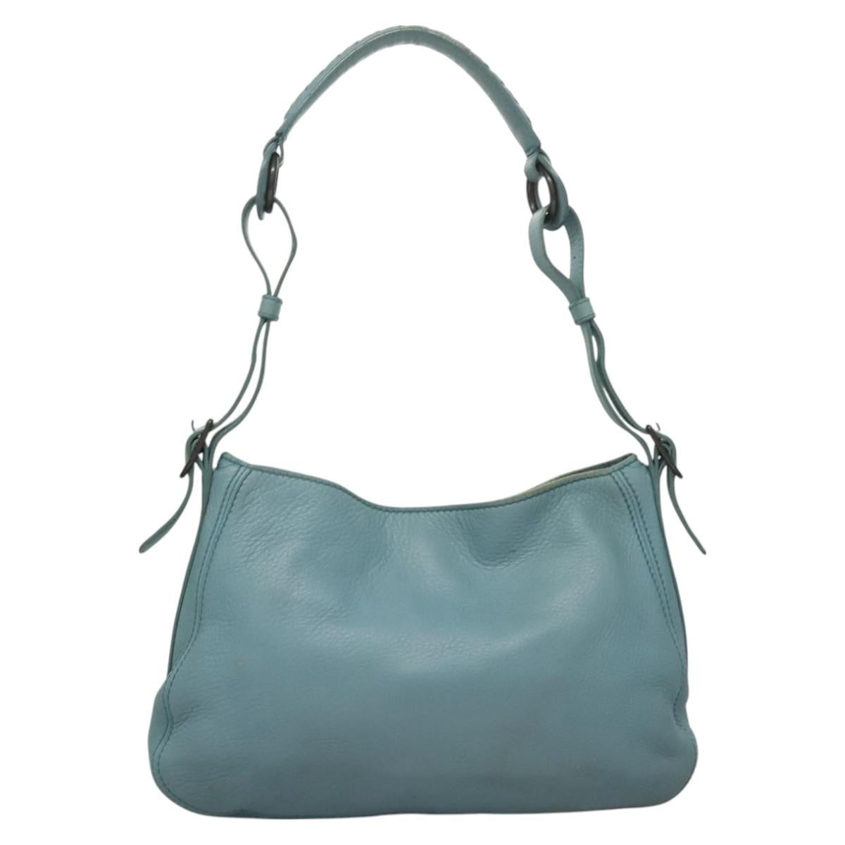 Bottega Veneta Shoulder Bag Leather, BLUE, LEATHER, Shoulder bag