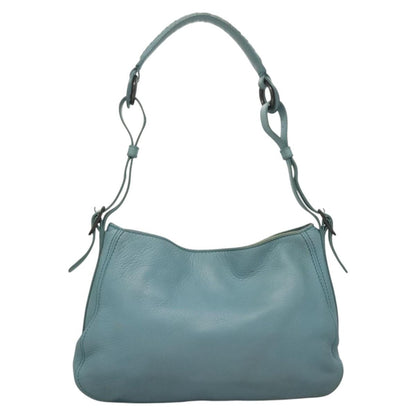 Bottega Veneta Shoulder Bag Leather, BLUE, LEATHER, Shoulder bag