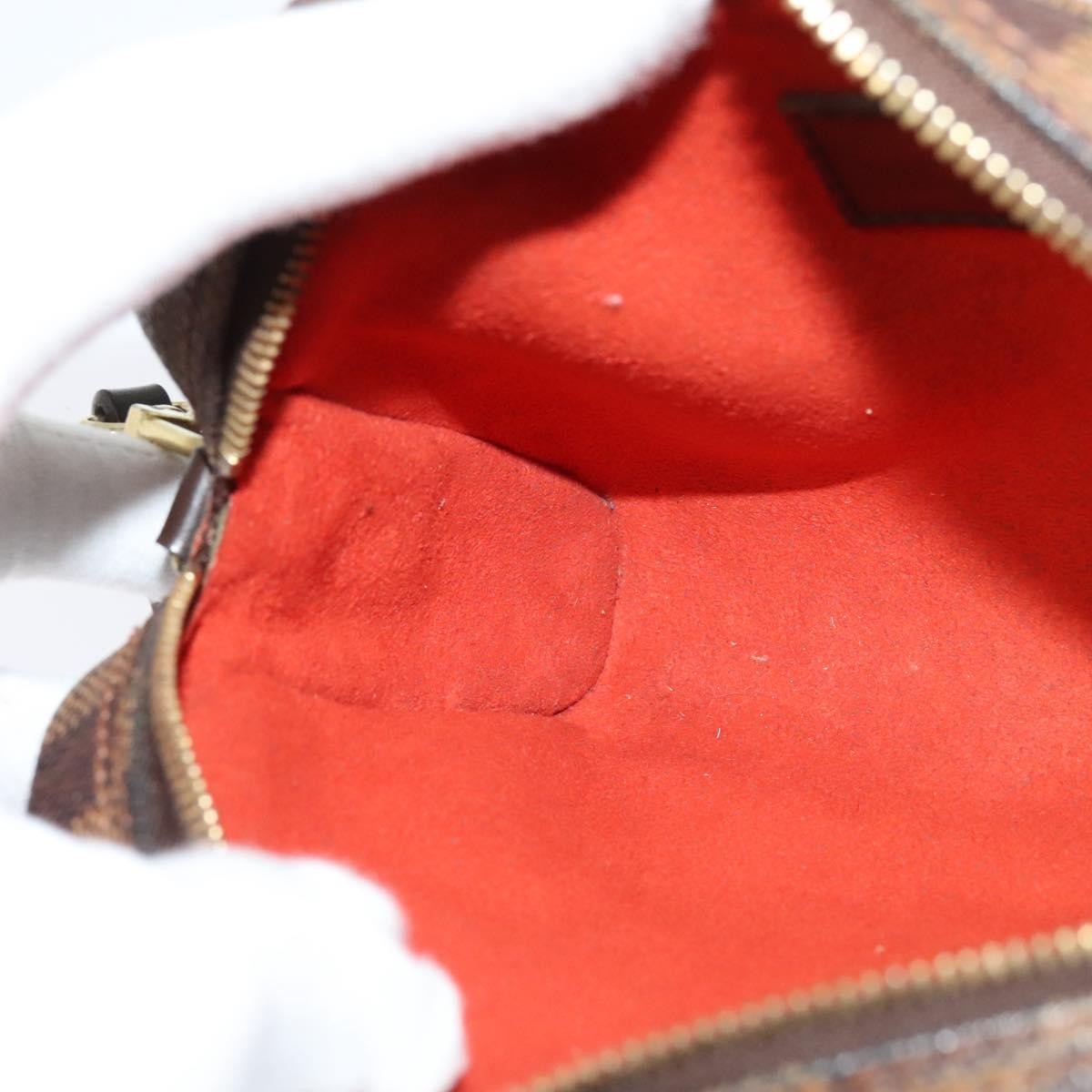 Louis Vuitton Ipanema Pochette Damier, BROWN, CANVAS, Shoulder bag